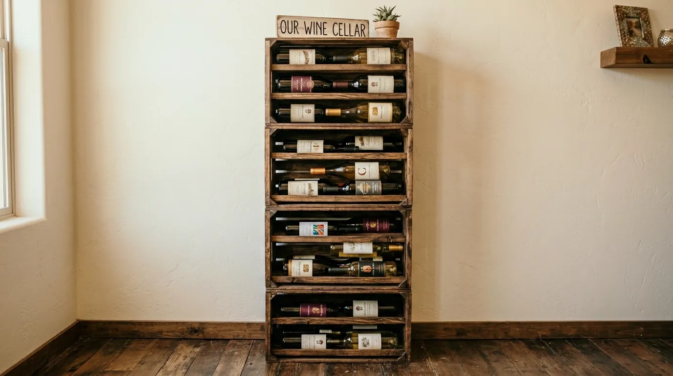 11 Clever DIY Wine Rack Projects for Wine Lovers on a Budget
